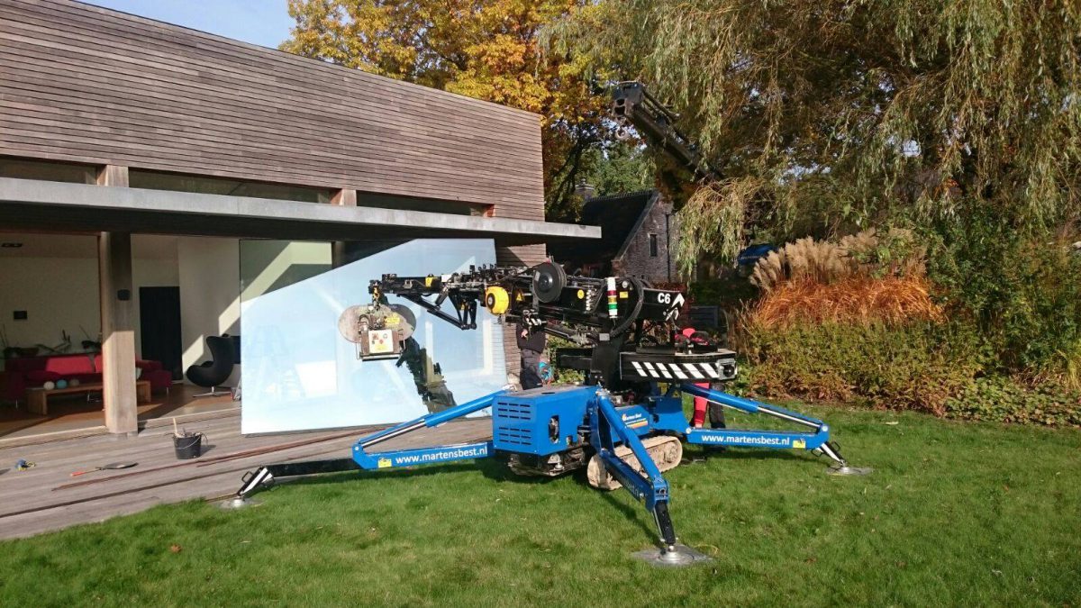 Glasslift or spidercrane GlassHandling