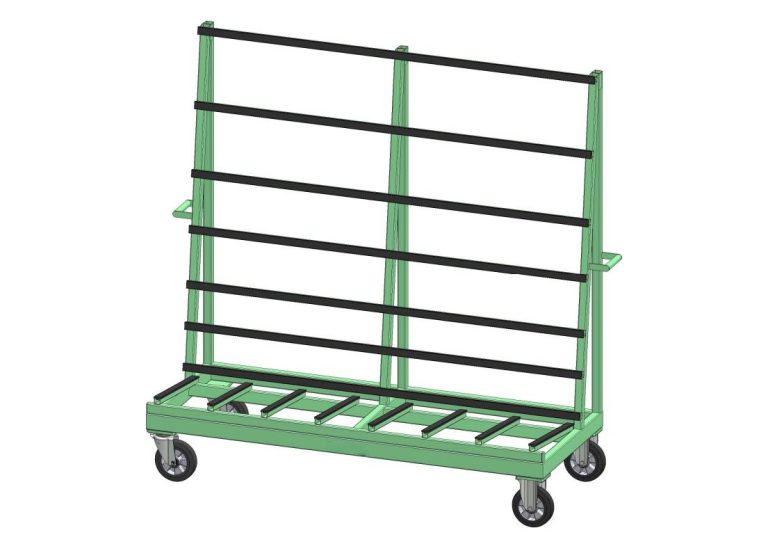 Glasstrolley or glasscart