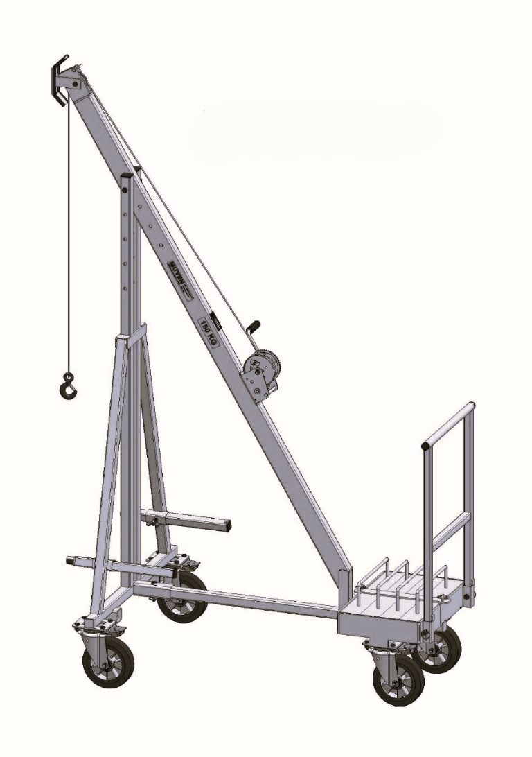 Floorcrane 150 kg Glasslift