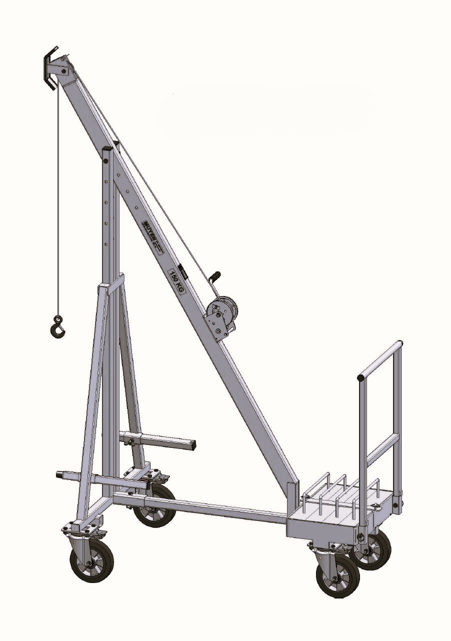 Floorcrane 150 kg Glasslift