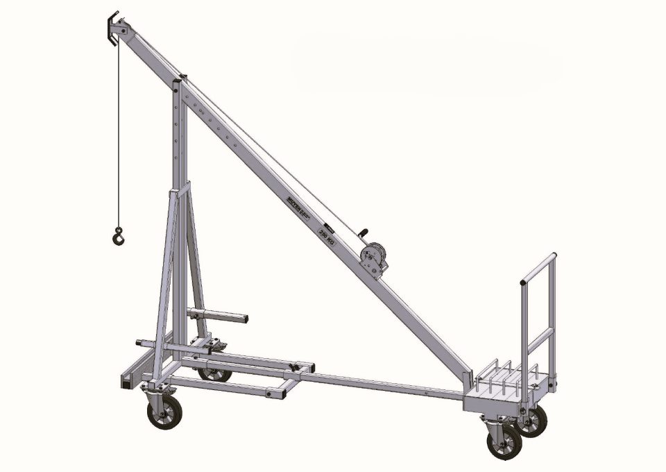 Floorcrane 250 kg Glasslift