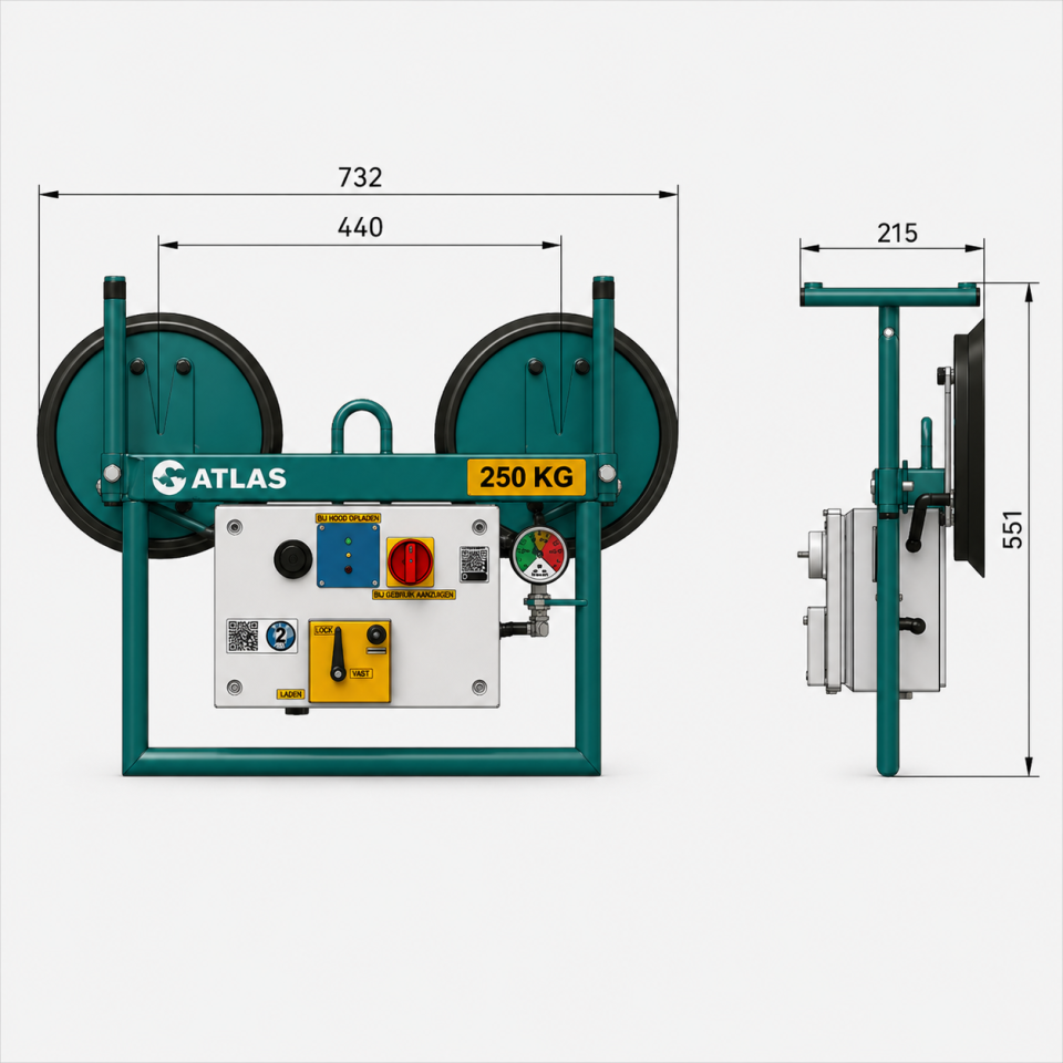 Atlas Compact 250, vacuumlifter