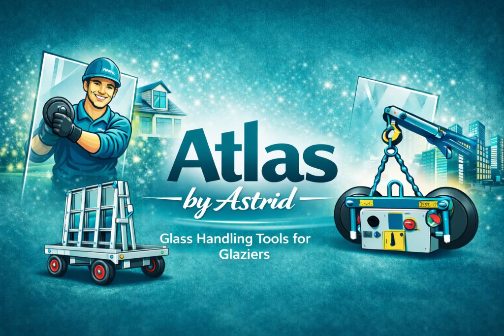 Atlas By Astrid Glass Handling Tools for Glaziers