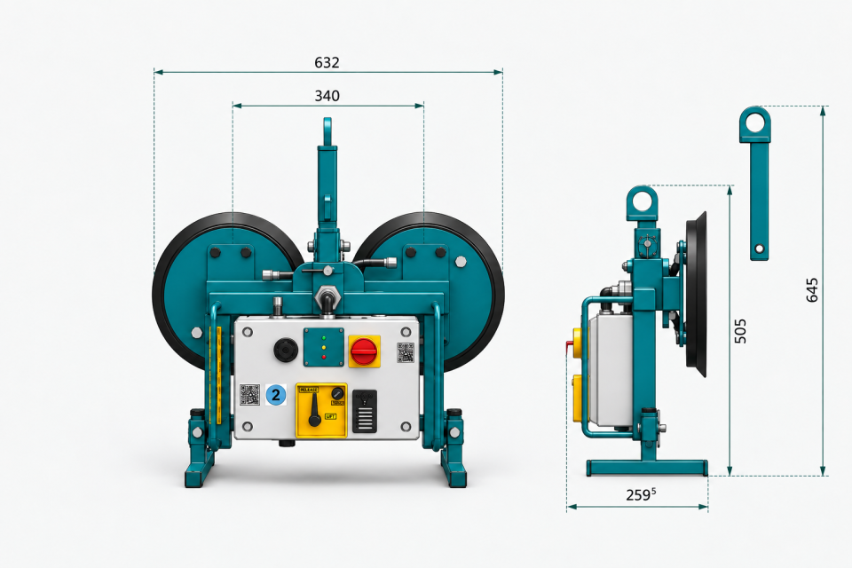 Atlas compact 250 pro, vacuumlifter